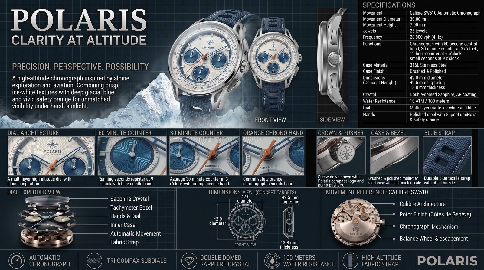 POLARIS Chronograph Master Board & CMF Architecture